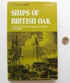 Ships of British Oak by A J Holland book about history of Hampshire shipbuilding